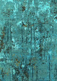 Oriental Turquoise Industrial Rug, urb2521turq