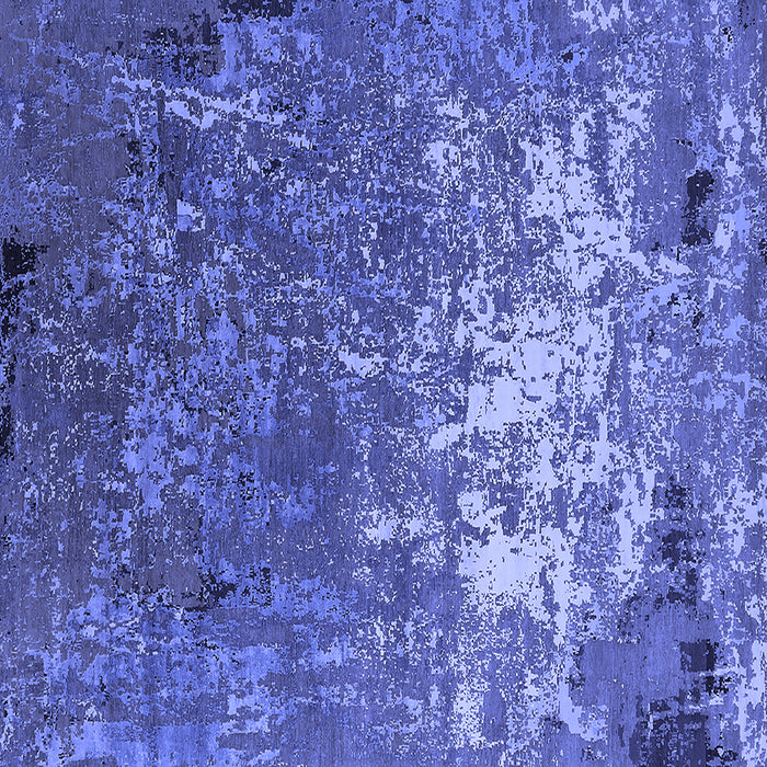 Square Oriental Blue Industrial Rug, urb2522blu