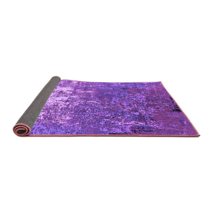 Sideview of Oriental Purple Industrial Rug, urb2522pur