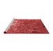 Industrial Red Washable Rugs