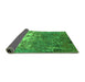 Sideview of Oriental Green Industrial Rug, urb2522grn