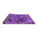 Sideview of Oriental Purple Industrial Rug, urb2523pur