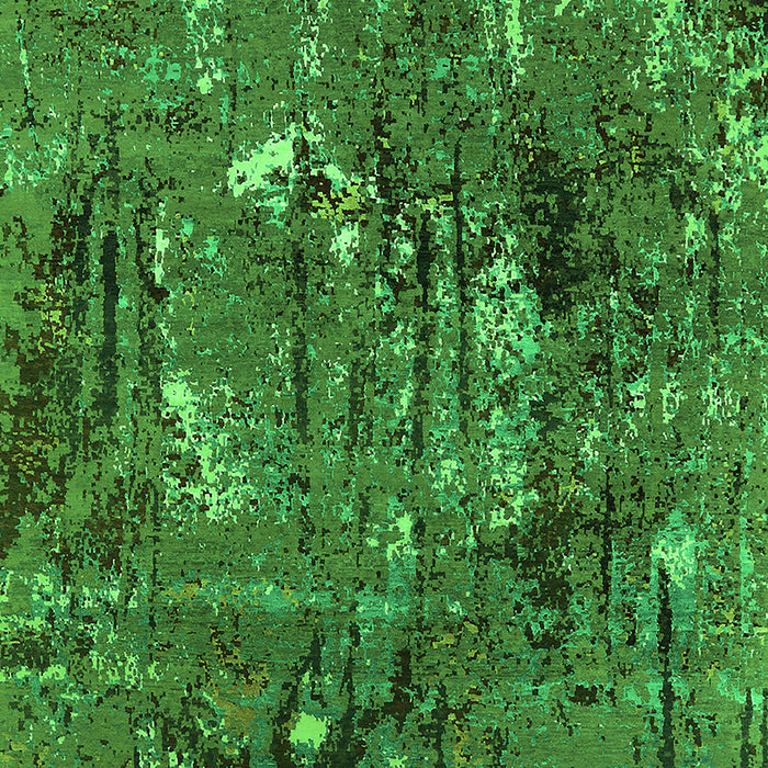 Machine Washable Oriental Green Industrial Area Rugs, wshurb2523grn