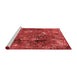 Industrial Red Washable Rugs