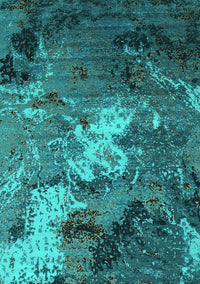 Oriental Turquoise Industrial Rug, urb2524turq