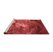 Industrial Red Washable Rugs