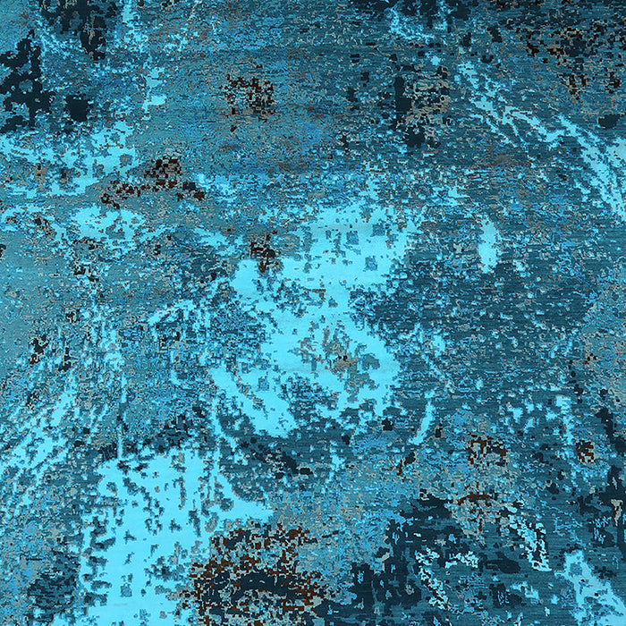 Oriental Light Blue Industrial Rug, urb2524lblu