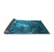 Sideview of Oriental Light Blue Industrial Rug, urb2524lblu