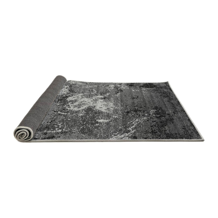 Sideview of Oriental Gray Industrial Rug, urb2524gry