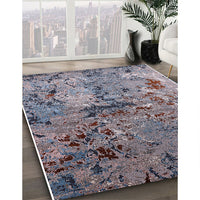 Mid-Century Modern Purple Oriental Rug, urb2525