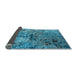 Sideview of Oriental Light Blue Industrial Rug, urb2525lblu