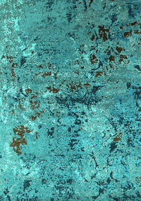 Oriental Turquoise Industrial Rug, urb2525turq