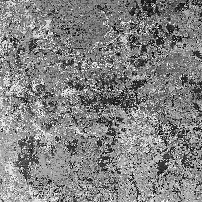 Machine Washable Oriental Gray Industrial Rug, wshurb2525gry