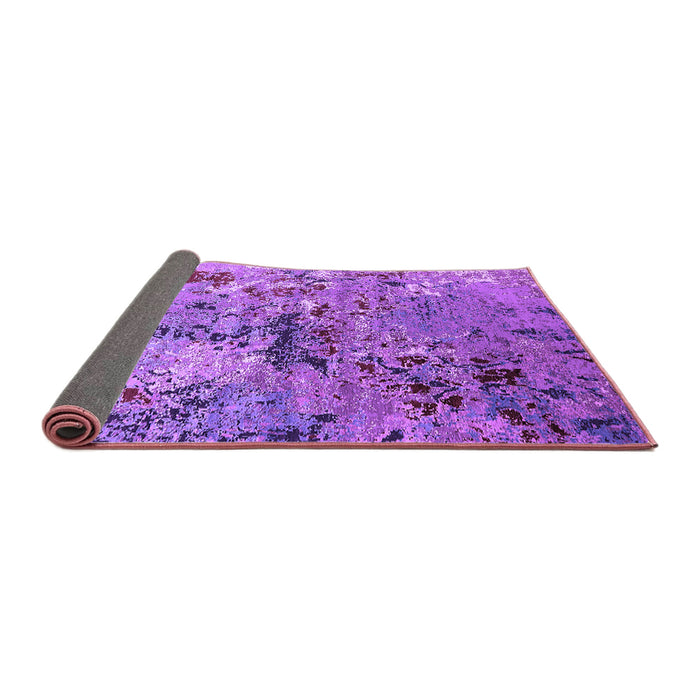 Sideview of Oriental Purple Industrial Rug, urb2525pur