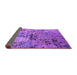 Sideview of Oriental Purple Industrial Rug, urb2525pur