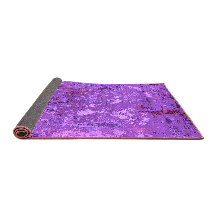 Sideview of Oriental Purple Industrial Rug, urb2526pur