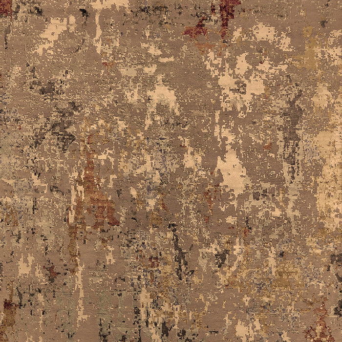 Machine Washable Oriental Brown Industrial Rug, wshurb2526brn