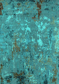 Oriental Turquoise Industrial Rug, urb2526turq