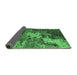 Sideview of Oriental Emerald Green Industrial Rug, urb2527emgrn