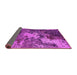 Sideview of Oriental Pink Industrial Rug, urb2527pnk