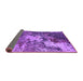 Sideview of Oriental Purple Industrial Rug, urb2527pur