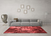 Industrial Red Washable Rugs