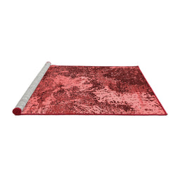 Industrial Red Washable Rugs