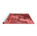 Industrial Red Washable Rugs