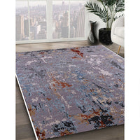 Mid-Century Modern Purple Oriental Rug, urb2528