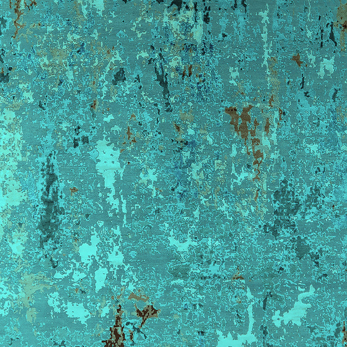 Oriental Turquoise Industrial Rug, urb2528turq