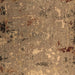 Square Oriental Brown Industrial Rug, urb2528brn