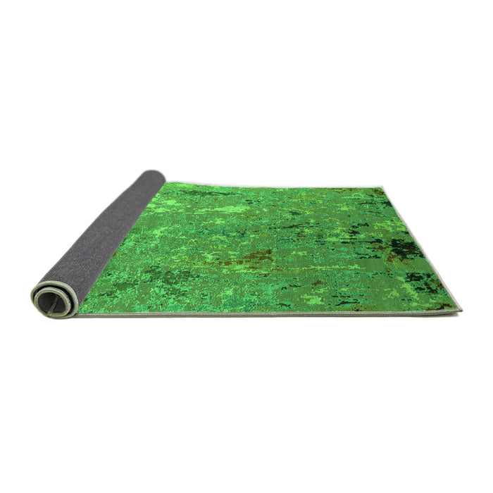 Sideview of Oriental Green Industrial Rug, urb2528grn
