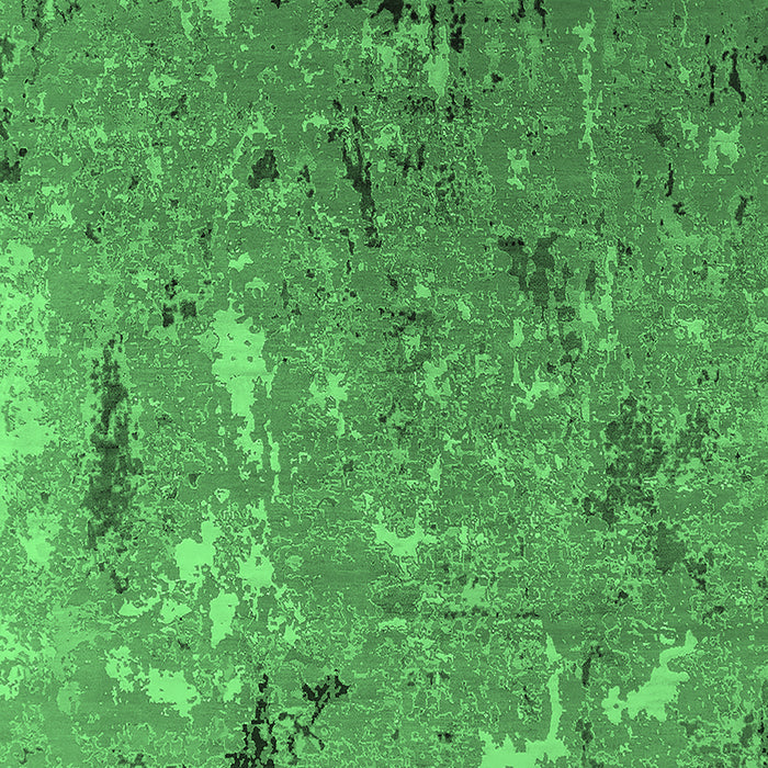 Machine Washable Oriental Emerald Green Industrial Area Rugs, wshurb2528emgrn