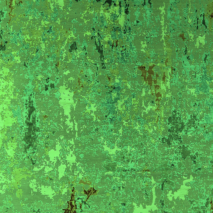 Machine Washable Oriental Green Industrial Area Rugs, wshurb2528grn