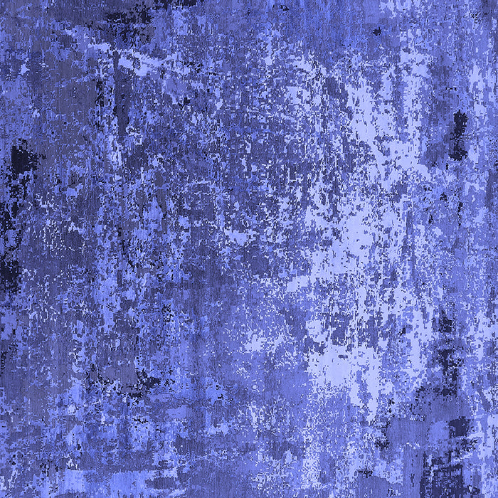 Square Oriental Blue Industrial Rug, urb2529blu