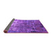 Sideview of Oriental Purple Industrial Rug, urb2529pur