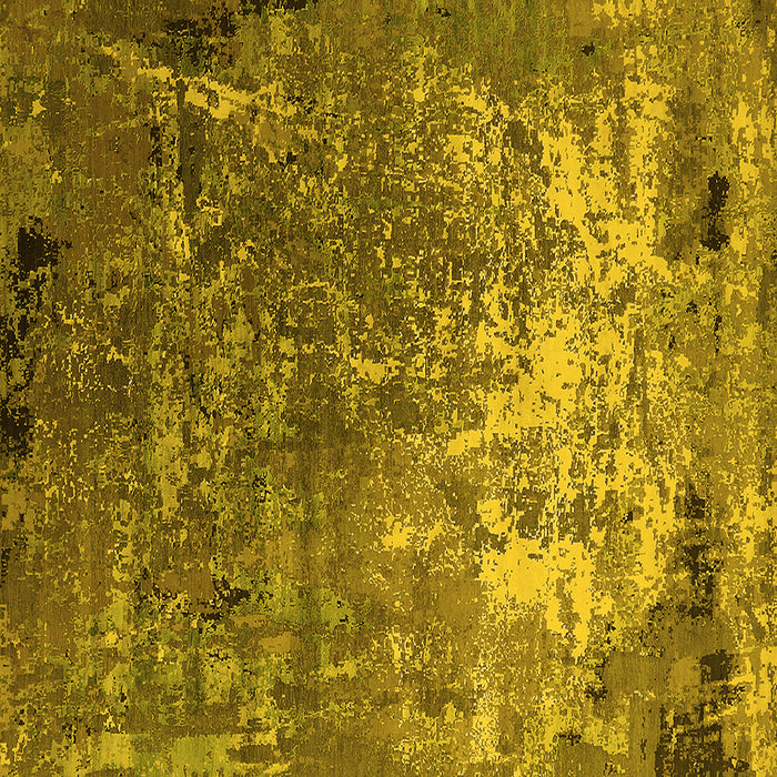 Square Oriental Yellow Industrial Rug, urb2529yw