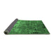 Sideview of Oriental Emerald Green Industrial Rug, urb2529emgrn