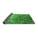 Sideview of Oriental Green Industrial Rug, urb2529grn