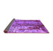 Sideview of Oriental Purple Industrial Rug, urb2531pur