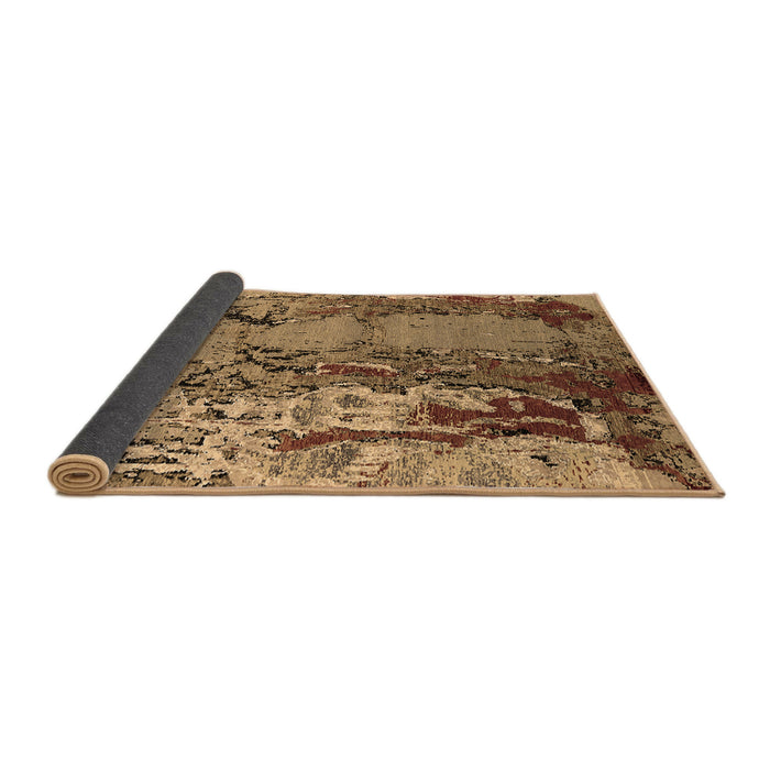 Sideview of Oriental Brown Industrial Rug, urb2531brn