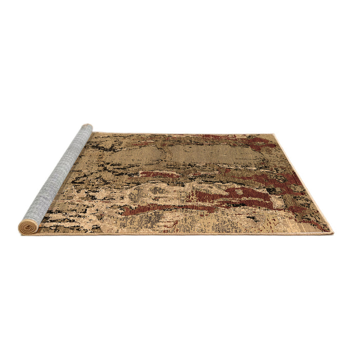 Sideview of Machine Washable Oriental Brown Industrial Rug, wshurb2531brn