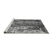 Sideview of Machine Washable Oriental Gray Industrial Rug, wshurb2531gry