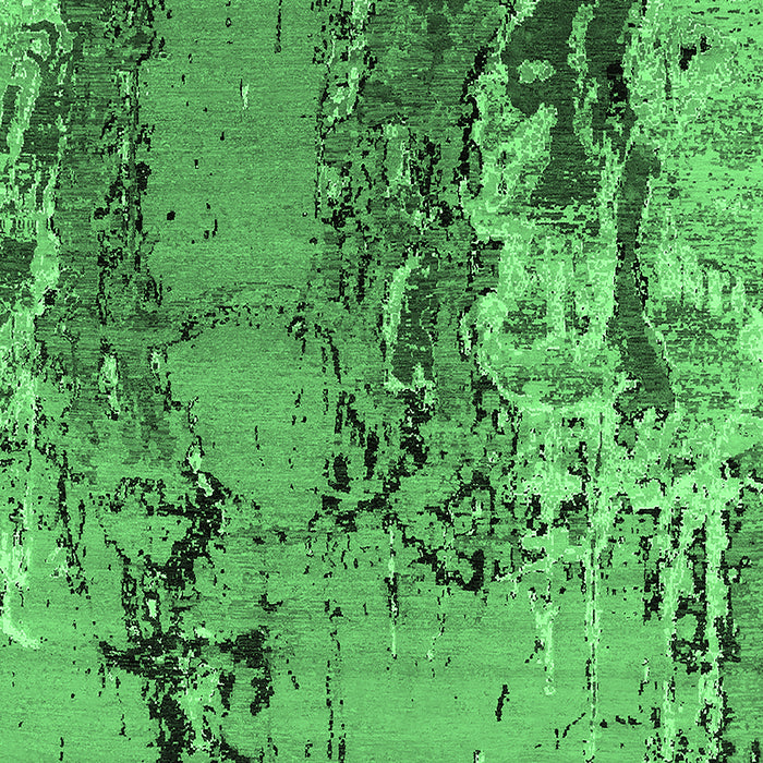 Oriental Emerald Green Industrial Rug, urb2531emgrn