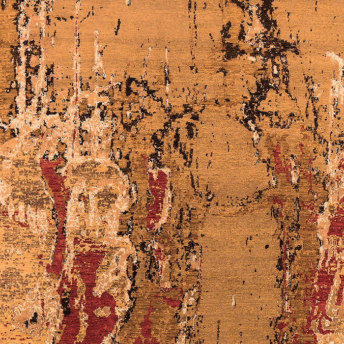 Oriental Orange Industrial Rug, urb2531org