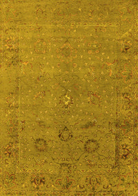 Oriental Yellow Industrial Rug, urb2532yw