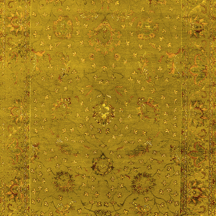 Oriental Yellow Industrial Rug, urb2532yw