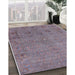 Machine Washable Industrial Modern Mauve Taupe Purple Rug in a Family Room, wshurb2532