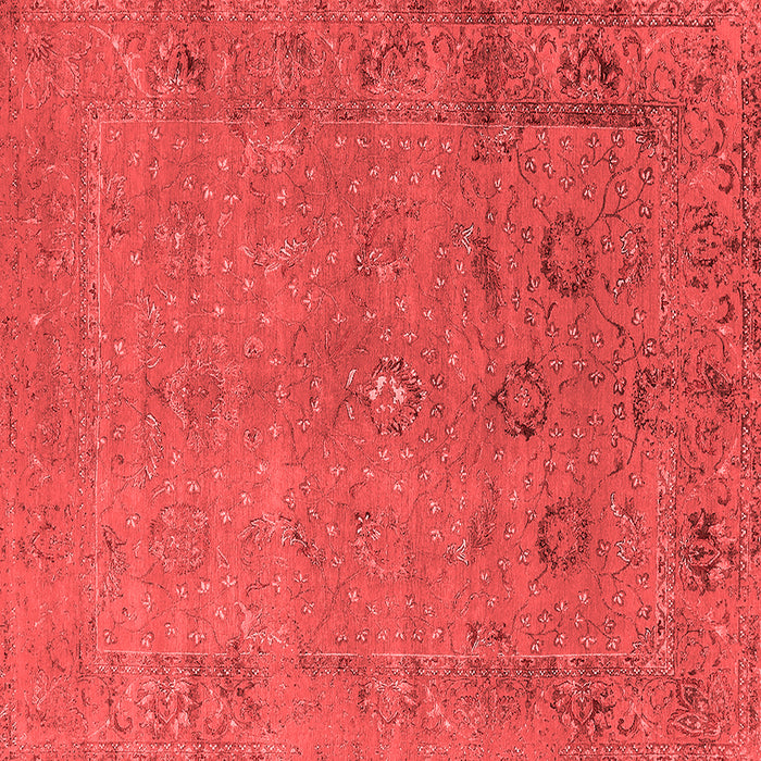 Machine Washable Oriental Red Industrial Rug, wshurb2532red