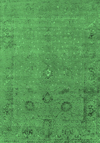 Oriental Emerald Green Industrial Rug, urb2532emgrn